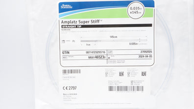 Boston Scientific M001465230 Amplatz Super Stiff Guidewire 0.035inch x 145cm (x)
